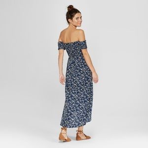 Le Kate off the shoulder maxi dress